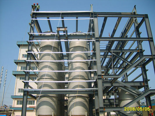 Industrial Steel Frame Structure Building Fabrication Construction Heavy Duty
