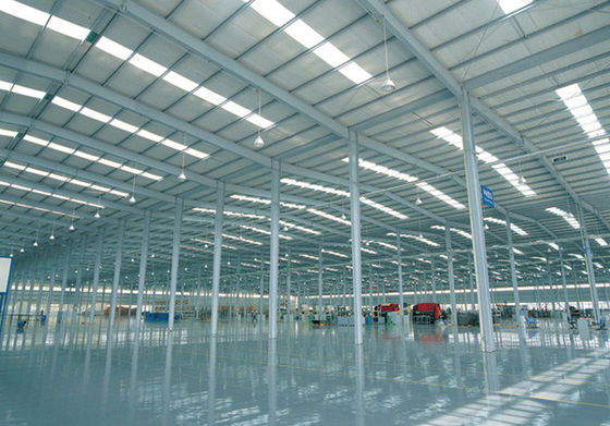 Large Span Pre Engineered Steel Frame Structure Warehouse Buildings