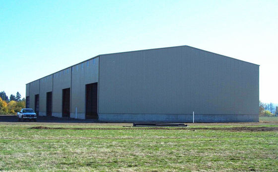 Pre Engineered Steel Structure Frame Warehouse / Light Steel Structure Metal Sheds