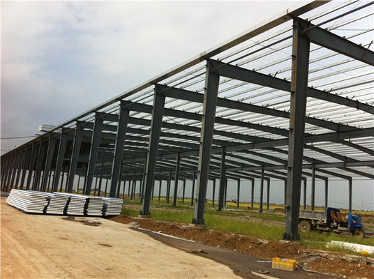 Prefabricated PEB Steel Structure Construction / Buildings / Warehouse