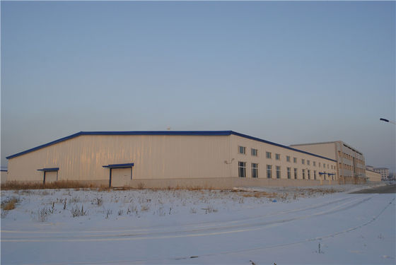 Galvanized Prefabricated Structural Steel Buildings for Food Processing Plant