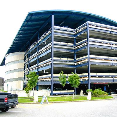 Multi-Storey Large Span Prefab Steel Carpark Structure Q235B Q355B