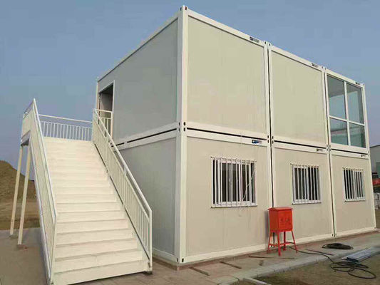 Galvanized Steel Prefab Container House Fireproof 25-Year Life