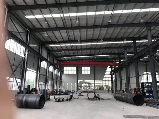 Prefabricated Heavy Steel Structure Factory With Crane