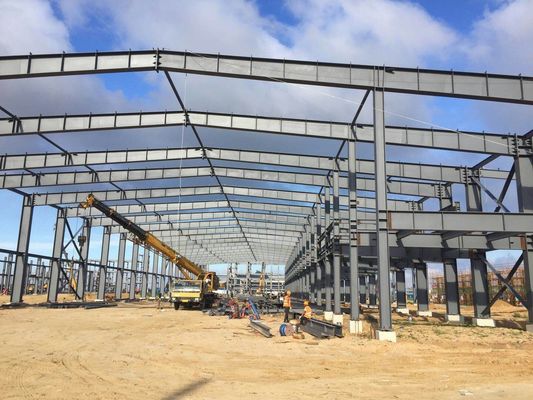 Hot-Dip Galvanized Prefabricated Steel Structure Metal Warehouse Building Design