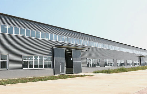 Prefab Steel Shed Portal Frame Steel Structure Warehouse With Insulated / Single Sheet
