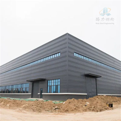 Large Span Prefab Steel Structure Building Construction Prefabricated Metal Warehouse
