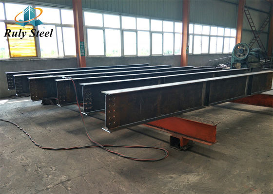 Prefab Steel Structure H-Section Columns Beams Q235B Q355B