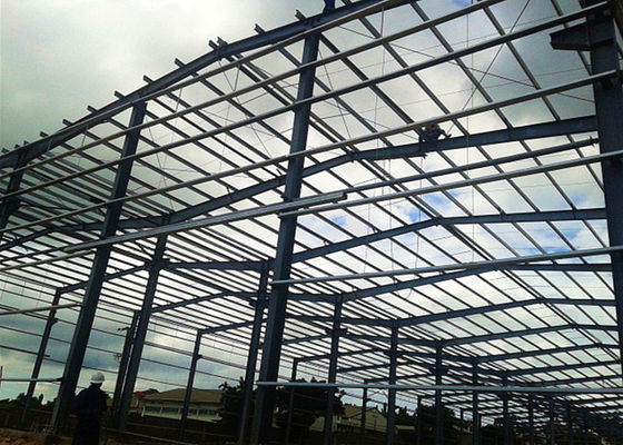 Customized Prefabricated Steel Frame Buildings Hot Dip Galvanized