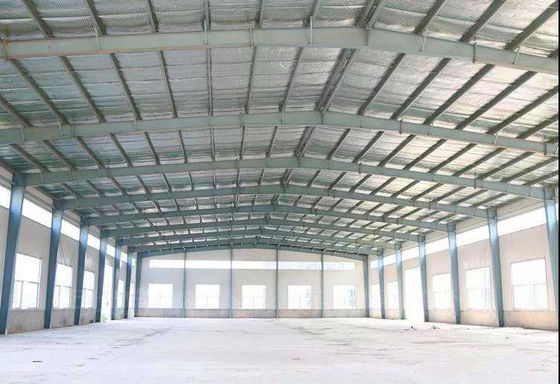 Pre Engineered Steel Buildings / Clean Span Steel Frame Structure Warehouse