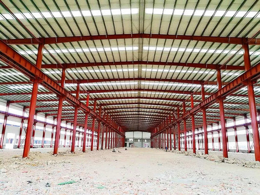 Large Space Structural Steel Warehouse Industry Modern Logistics Buildings