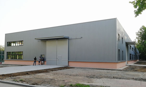 Clean Span Steel Structure Warehouse Building Construction With Floor Coating