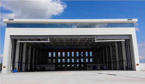 Prefabricated Steel Aircraft Hangars Large Space Metal Hangar Design