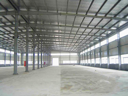 Prefabricated Steel Structure Warehouse / Steel Prefab Buildings Contractors