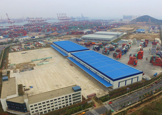 Steel Cladding Q345 Logistics Prefabricated Metal Building