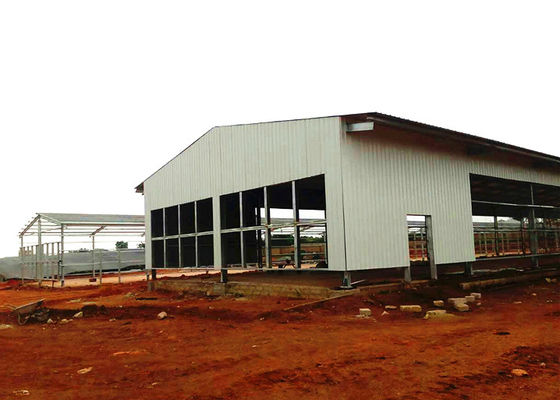Painting ASTM A36 Galvanized Steel Structure Warehouse