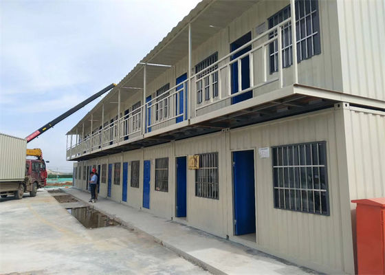 Portable Prefab Container Dormitory with Galvanized Structure