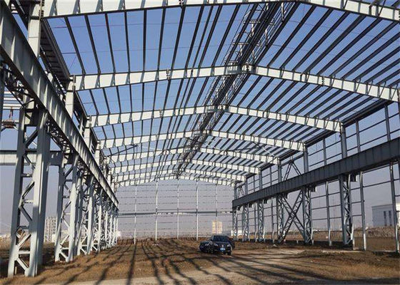 Q235B Prefabricated Steel Structure Warehouse / Steel Structure Godown Design