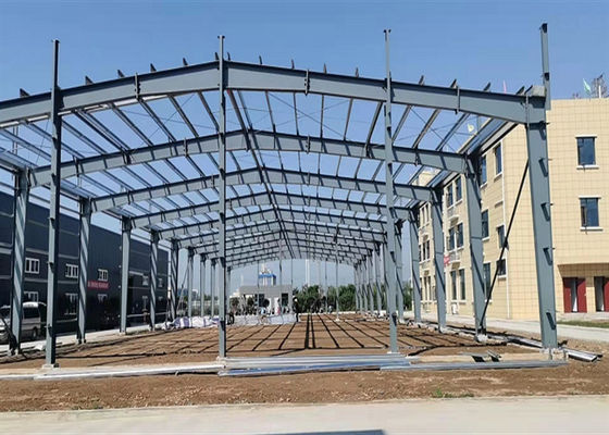 50M×20M Prefabricated Steel Structure Warehouse / Steel Structure Frame