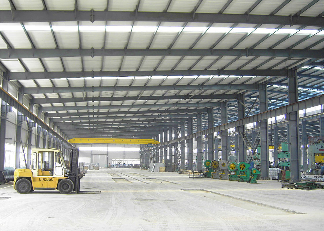 Heavy Duty Steel Structure With Overhead Crane / Steel Frame