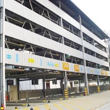 Multi-Storey Large Span Prefab Steel Carpark Structure Q235B Q355B