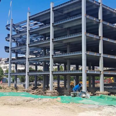 Multi-Storey Large Span Prefab Steel Carpark Structure Q235B Q355B