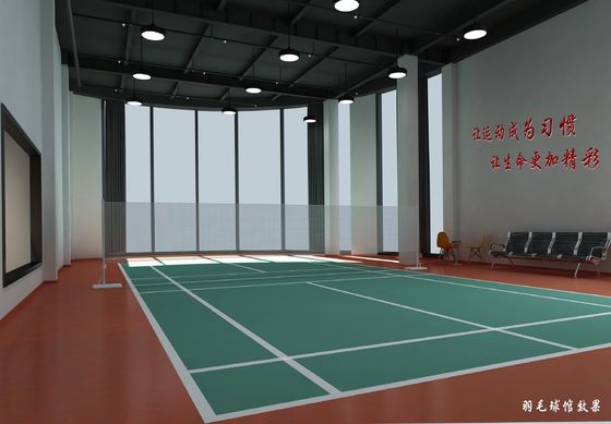 Pre Engineered Steel Structure Badminton Hall Q235B Q355B Material