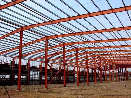 Customized Prefabricated Building Engineered Steel Frame Workshop