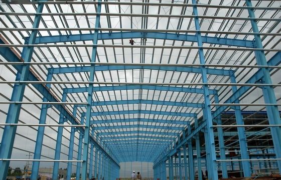 Prefab Steel Structure Workshop with Overhead Crane