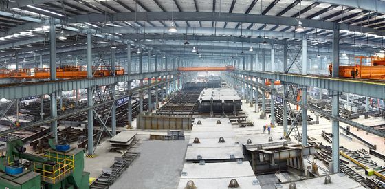 Prefab Steel Structure Workshop with Overhead Crane