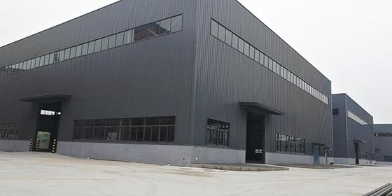 Stable Long Span Steel Structure H Section Painted Large Steel Frame Building Prefab Workshop