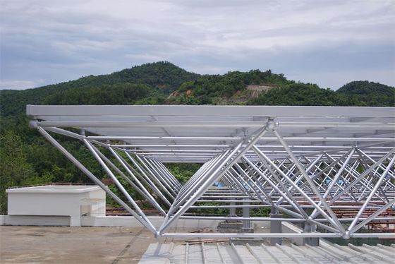 Prefabricated Steel Space Frame Canopy for Toll Stations