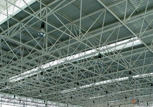 Prefabricated Steel Space Frame Canopy for Toll Stations