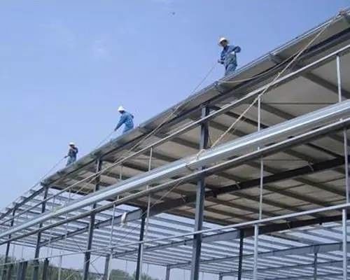 Construction Space Frame Prefabricated Steel Structure Toll Station Canopy Building