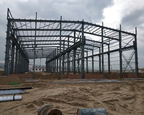 Portal Frame Steel Beam Column Steel Structure Warehouse High Degree Customization