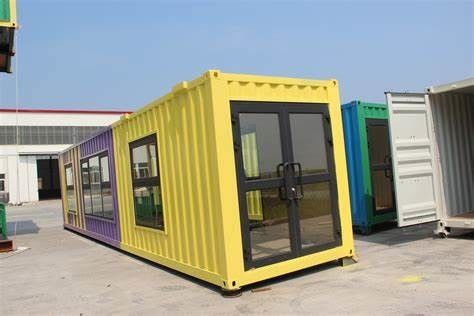Galvanized Prefab Container House with Glass Wool Panels