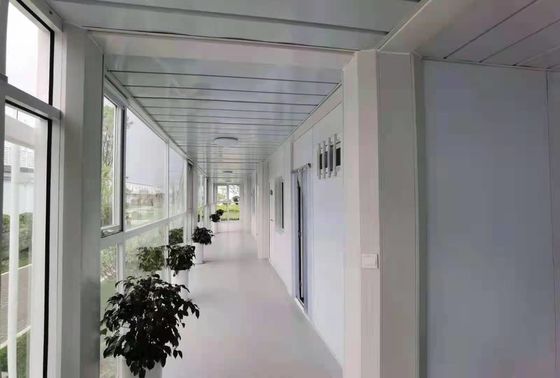 Galvanized Steel Prefab Container House Fireproof 25-Year Life