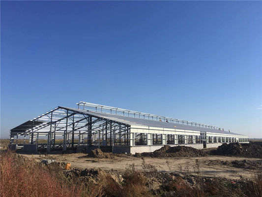 Q235B Prefabricated Steel Structure Cattle Farm Building