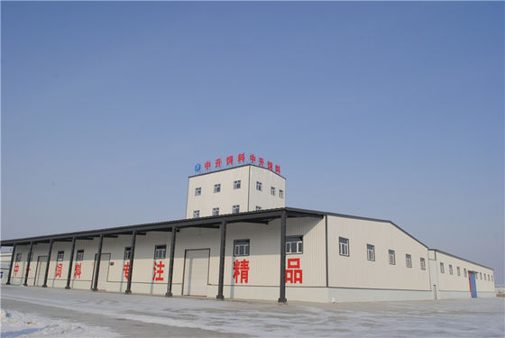 Stable Long Span Steel Structure H Section Painted Large Steel Frame Building Prefab Workshop