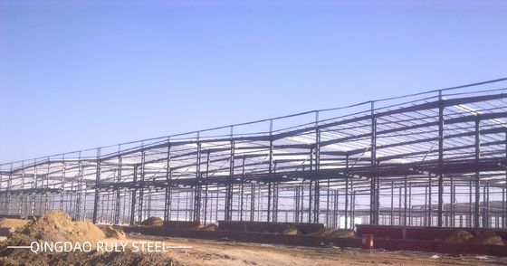 Steel Storage Warehouse Sandwich Panel Structure Colored Building Pre-Engineered Designed Fast Assembling Workshop