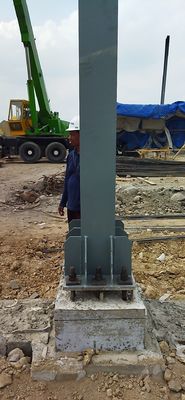 Prefab Steel Structure Workshop Large Span Easy Assemble with Crane