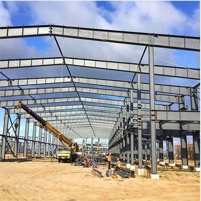 Fast Erection Steel Structure Steel Color Wall Panels Prefab Galvanized Workshop
