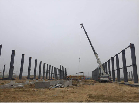 Hot Sales Prefabricated Steel Workshop Building Metal Galvanized Portal Frame Construction Storage