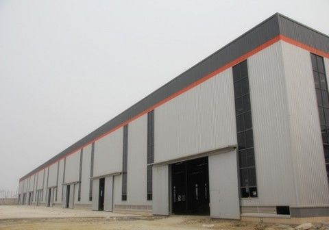 Customized Prefabricated Engineered Steel Structure Workshop Warehouse Hangar Showroom Supermarket Building Construction