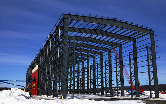 Customized Prefabricated Building Engineered Steel Frame Workshop