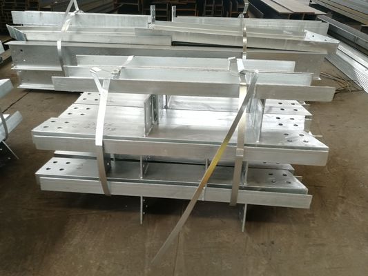 High Strength Prefabricated Structural Steel Fabrication H Beam Painted / Galvanized