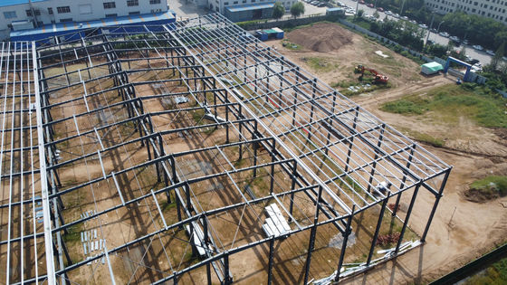 4000㎡ Prefabricated Steel Structure Warehouse H Section Steel