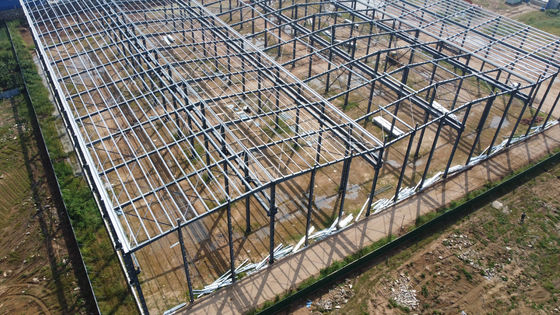 4000㎡ Prefabricated Steel Structure Warehouse H Section Steel