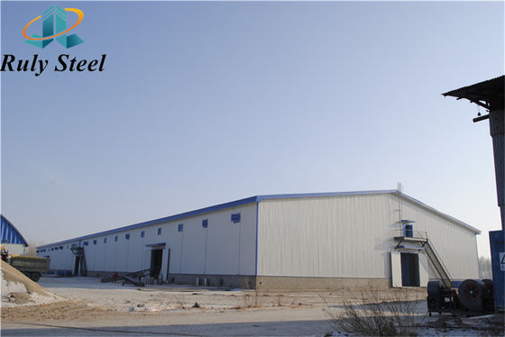 Portal Frame Steel Structure Grain Storage Warehouse Prefabricated