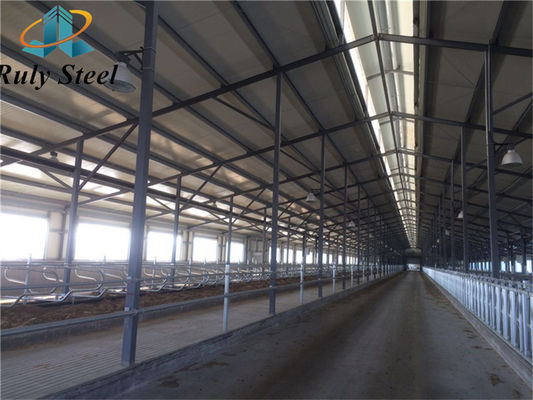 Customized Prefabricated Steel Structure Farm Cowshed Wleded Steel Beam